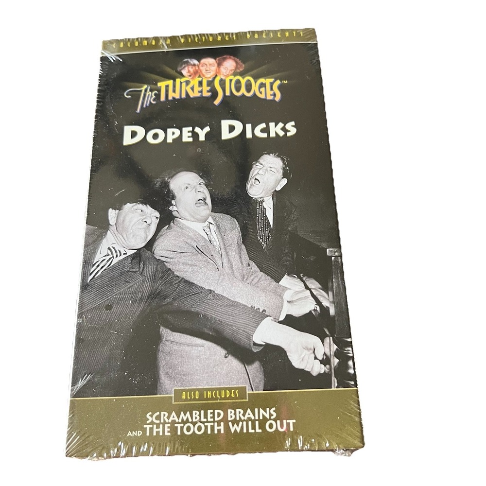 The Three Stooges Dooey Dicks VHS Vintage Classic New‎ Sealed 1996